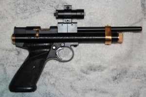 Crosman 2240 air pistol. Credit: Carl, Lancs, England.