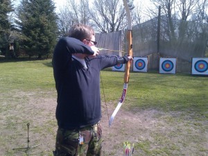 Chris from our team takes aim
