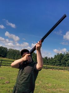 tracking a clay pigeon