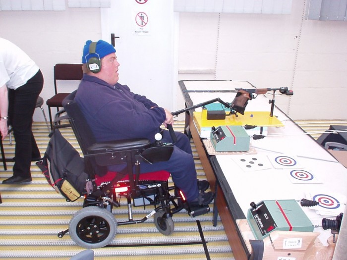 disabled shooter paul tries out some new gear